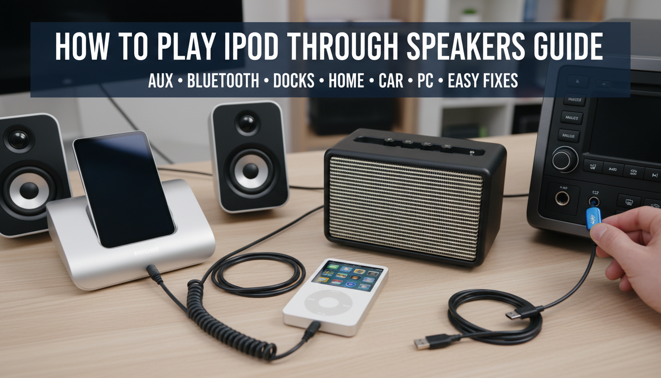 How to Play iPod Through Speakers Guide