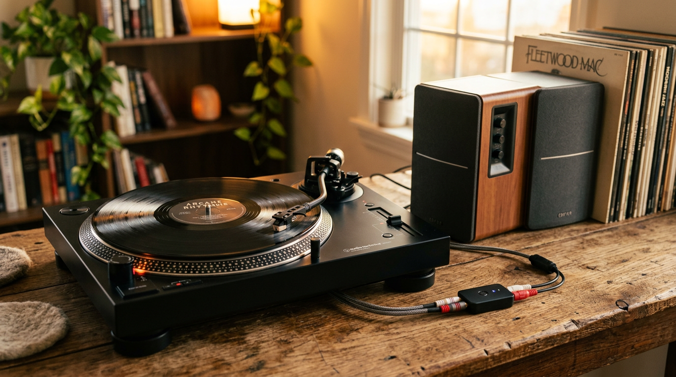 How to Play Turntable Music Through Computer Speakers