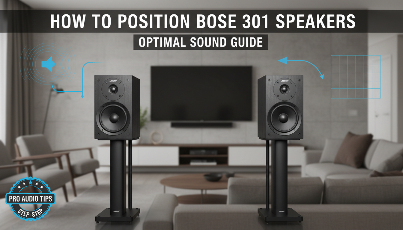 How to Position Bose 301 Speakers