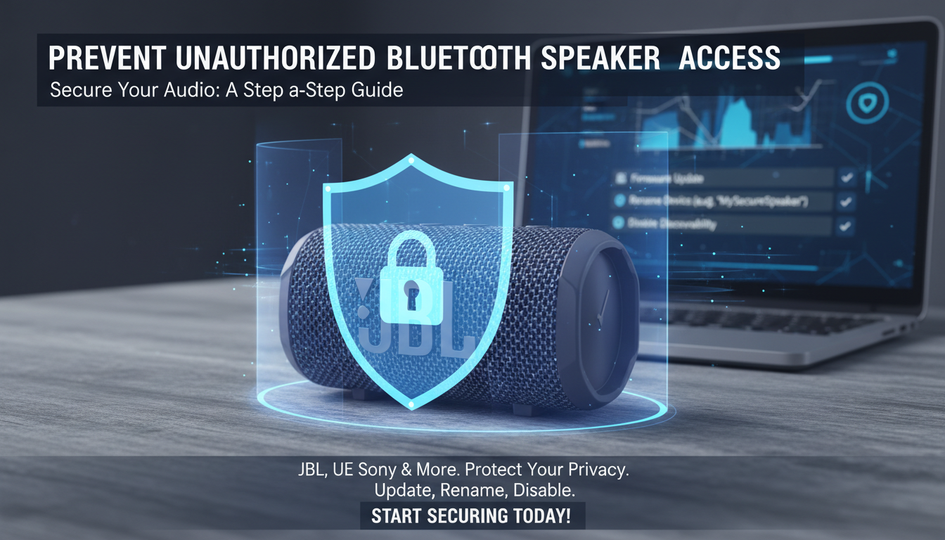 How to Prevent Unauthorized Bluetooth Speaker Access