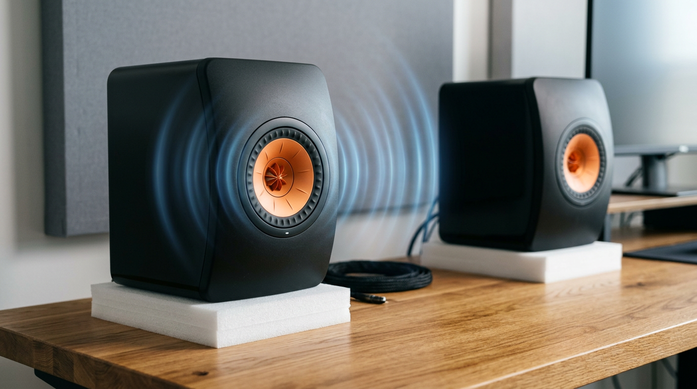 How to Properly Put Foam Pads Under Speakers