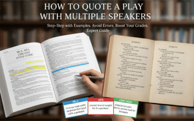 How to Quote a Play with Multiple Speakers