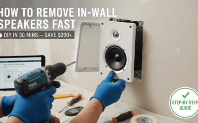 How to Remove In-Wall Speakers Fast