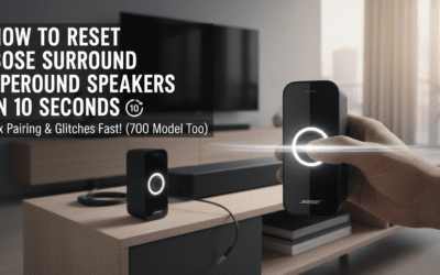 How to Reset Bose Surround Speakers