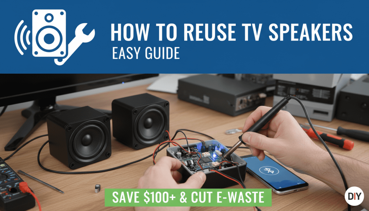 How to Reuse TV Speakers: Easy Guide