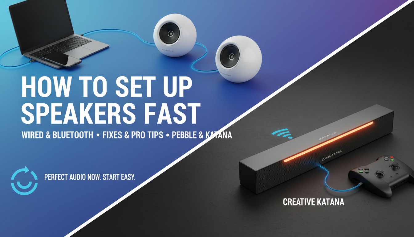 How to Set Up Creative Speakers Fast
