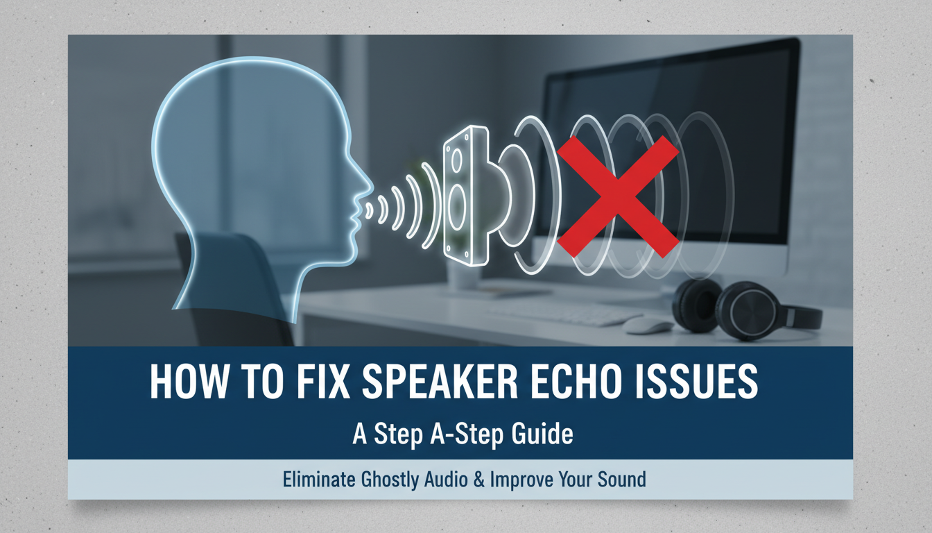 How to Speaker Echo Issues: A Step-by-Step Guide