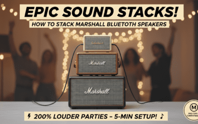How to Stack Marshall Bluetooth Speakers