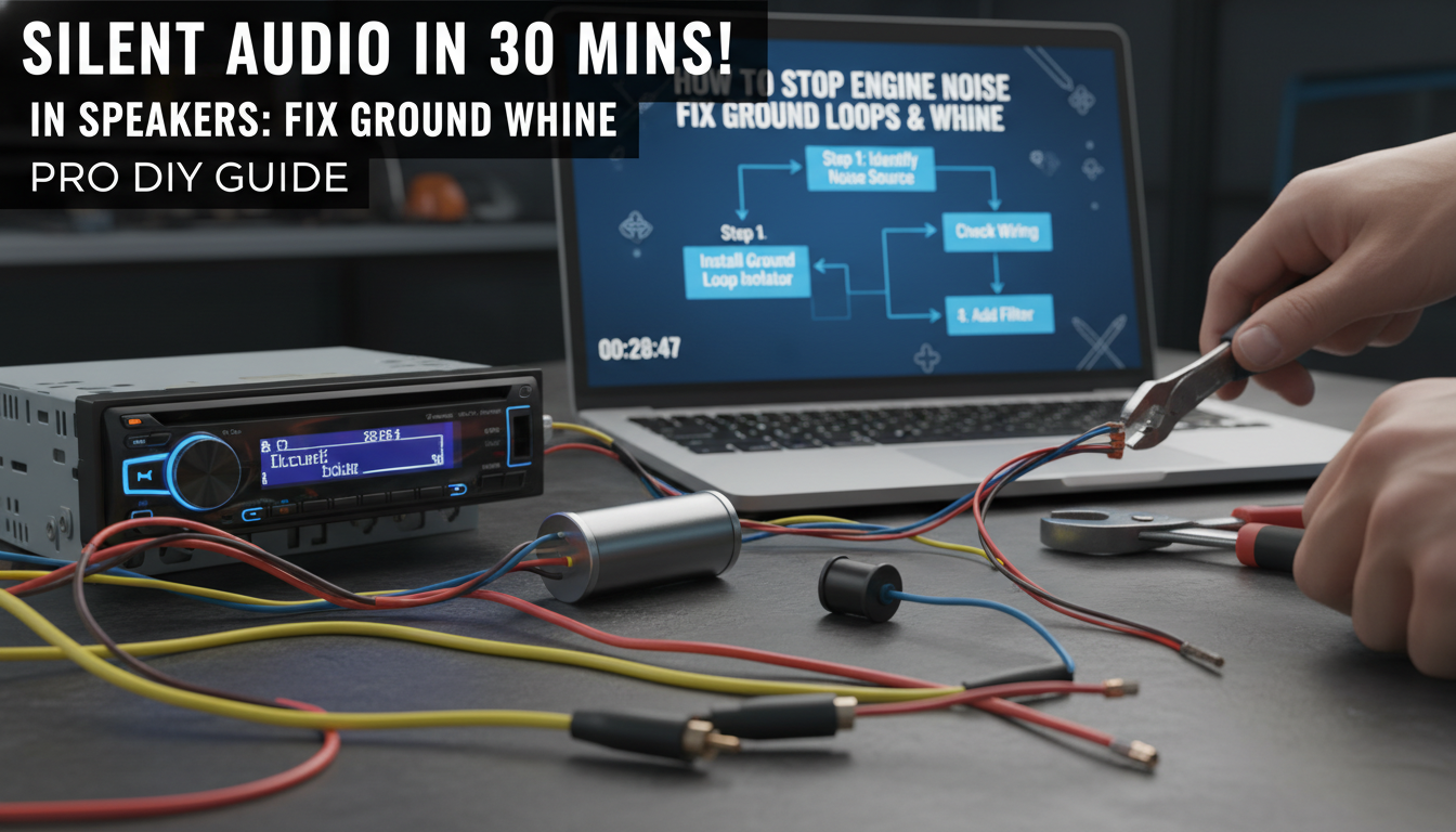 How to Stop Engine Noise in Speakers