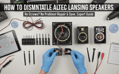 How to Take Apart Altec Lansing Speakers