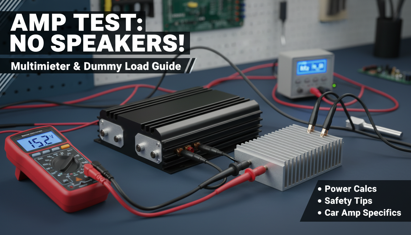 How to Test Amplifier Without Speakers