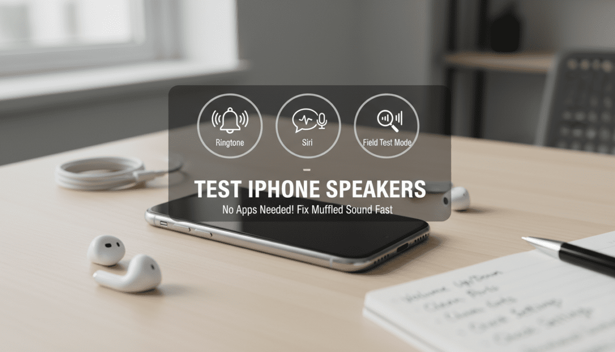 How to Test Speakers on iPhone