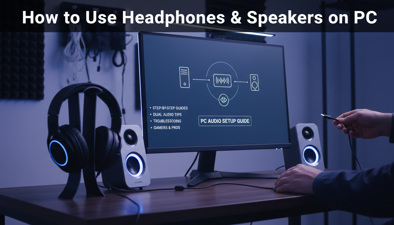 How to Use Headphones & Speakers on PC