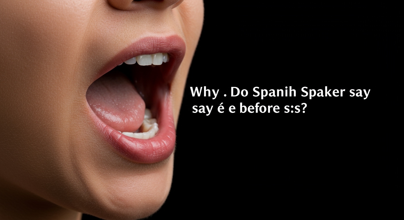 How to why do spanish speakers say e before s: A Step-by-Step Guide