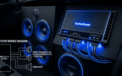 How to Wire 6 Speakers on 4 Channel Amp