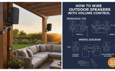 How to Wire Outdoor Speakers with Volume Control