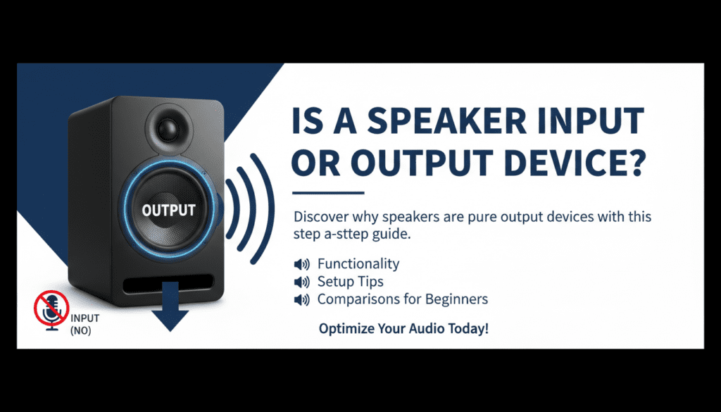 Is a Speaker Input or Output Device?