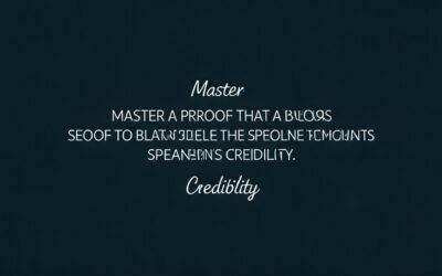 Master A Proof That Seeks to Bolster the Speakers Credibility
