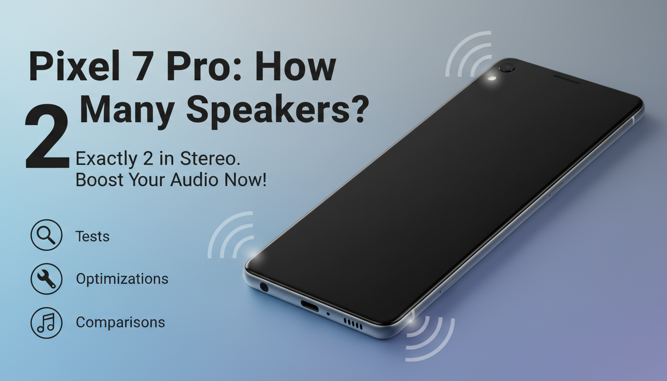 Pixel 7 Pro: How Many Speakers?