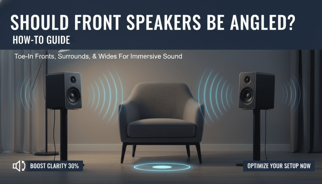Should Front Speakers Be Angled? How-To Guide