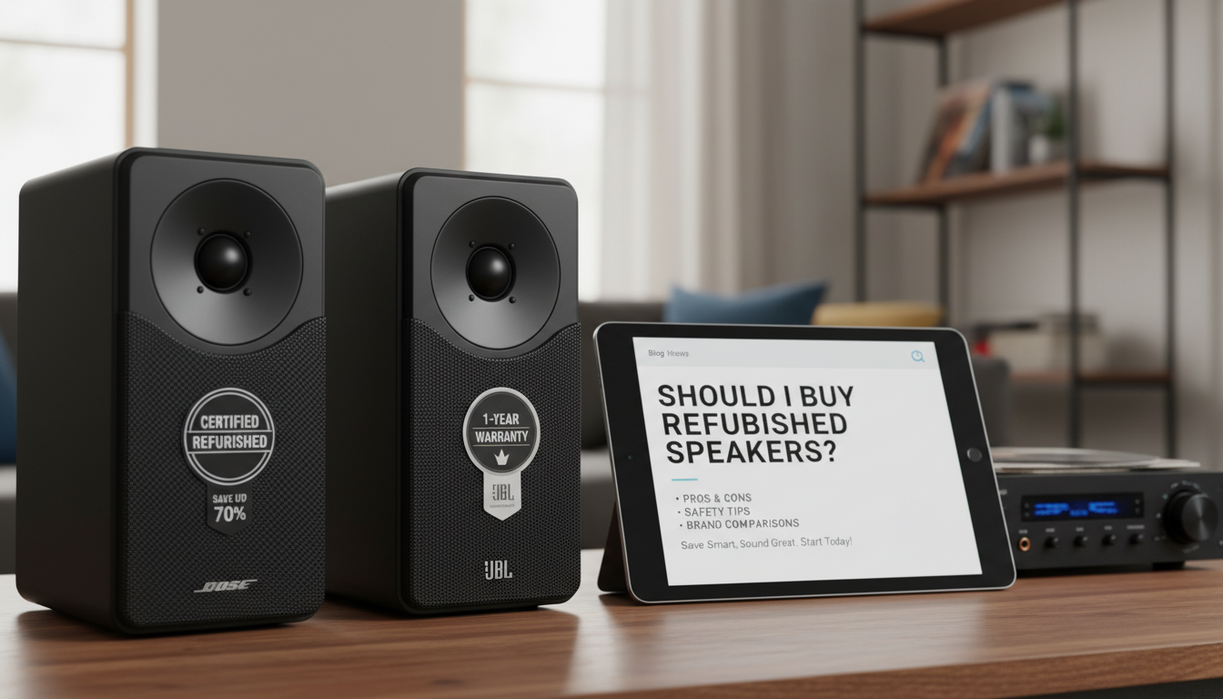 Should I Buy Refurbished Speakers?