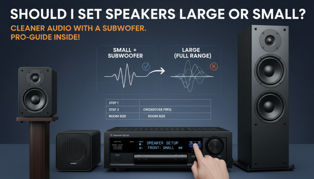 Should I Set Speakers Large or Small? Should I Set Speakers Large or Small?