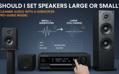 Should I Set Speakers Large or Small?