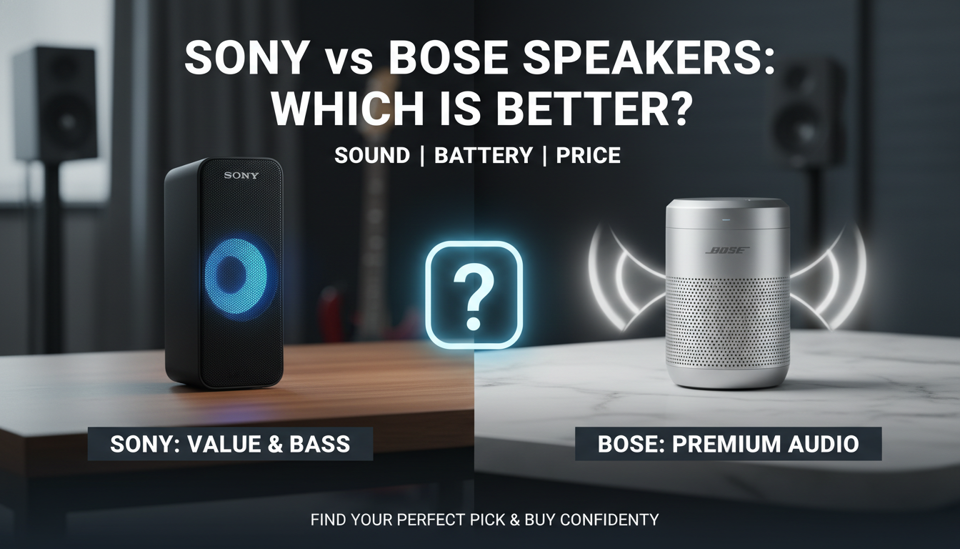 Sony vs Bose Speakers: Which is Better?