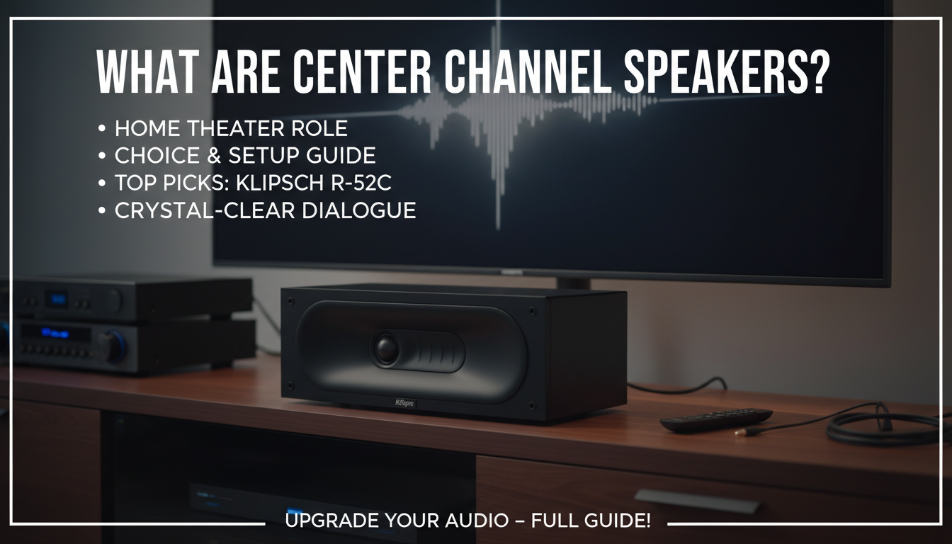 What Are Center Channel Speakers? What Are Center Channel Speakers?