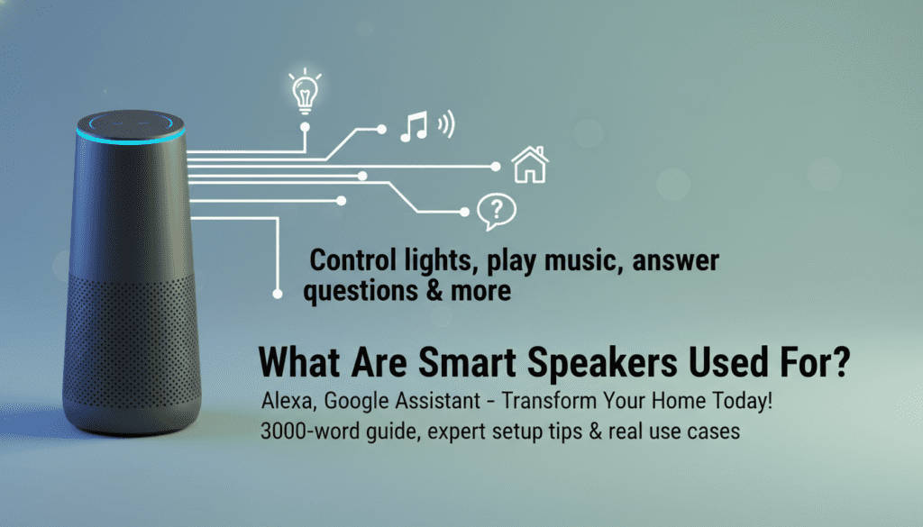 What Are Smart Speakers Used For?