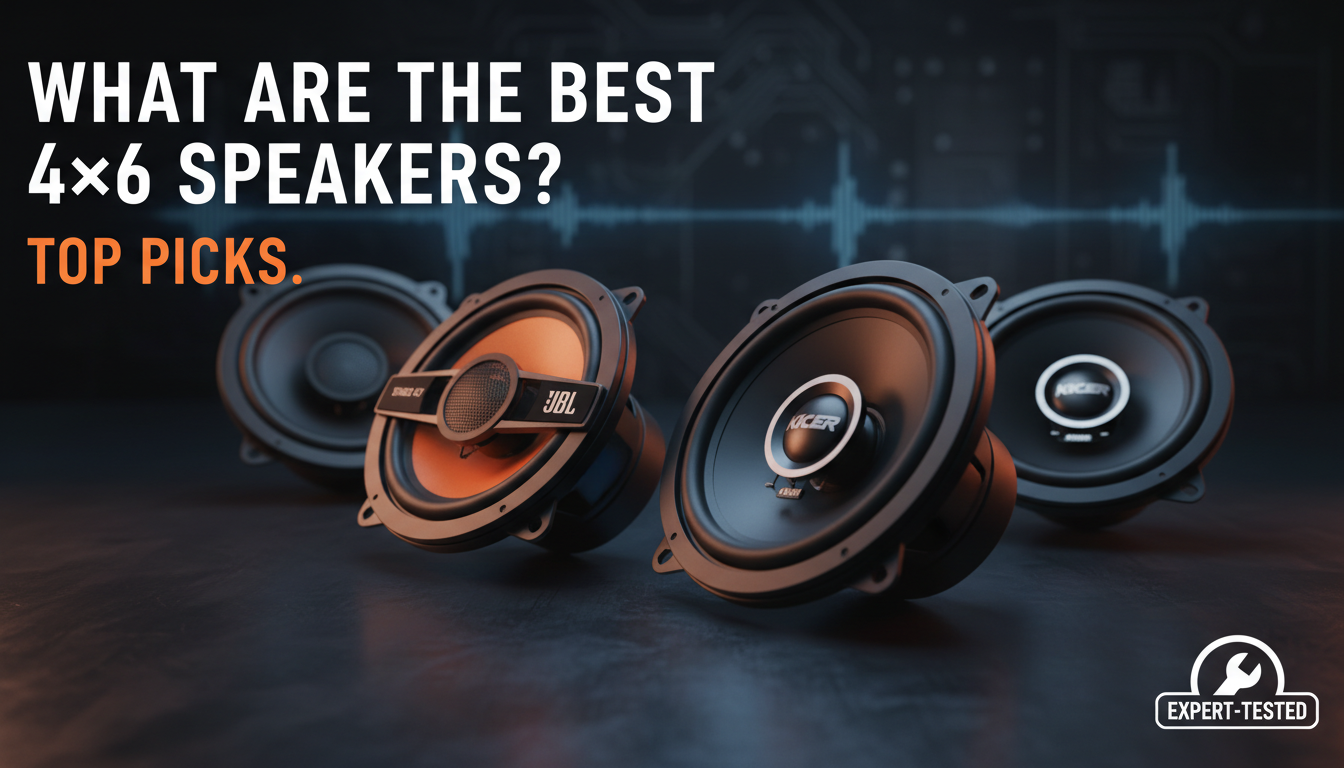 What Are the Best 4x6 Speakers? Top Picks
