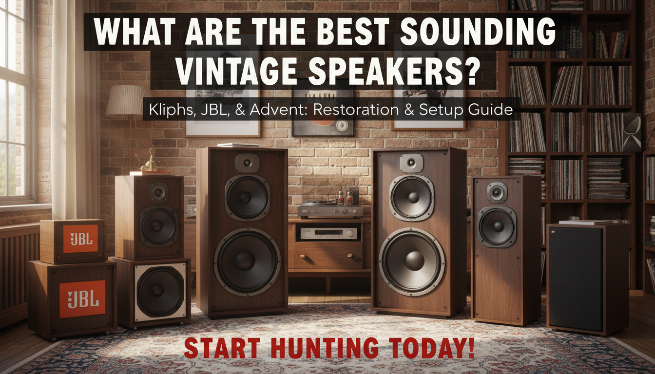 What Are the Best Sounding Vintage Speakers?