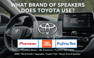 What Brand of Speakers Does Toyota Use?