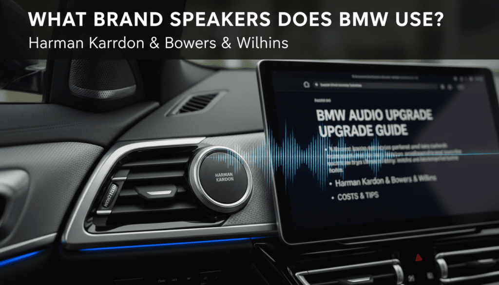 What Brand Speakers Does BMW Use?