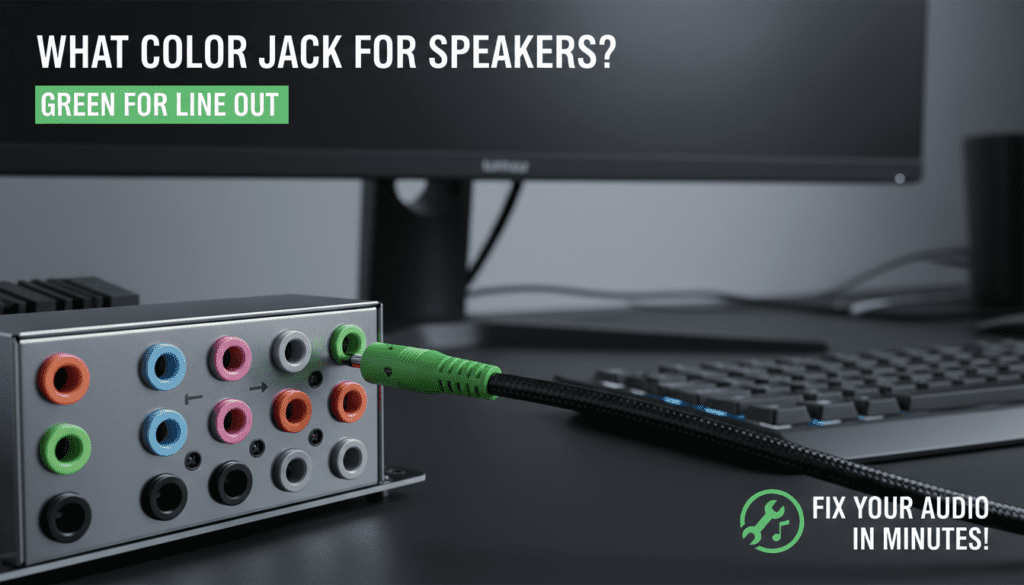 What Color Jack for Speakers?