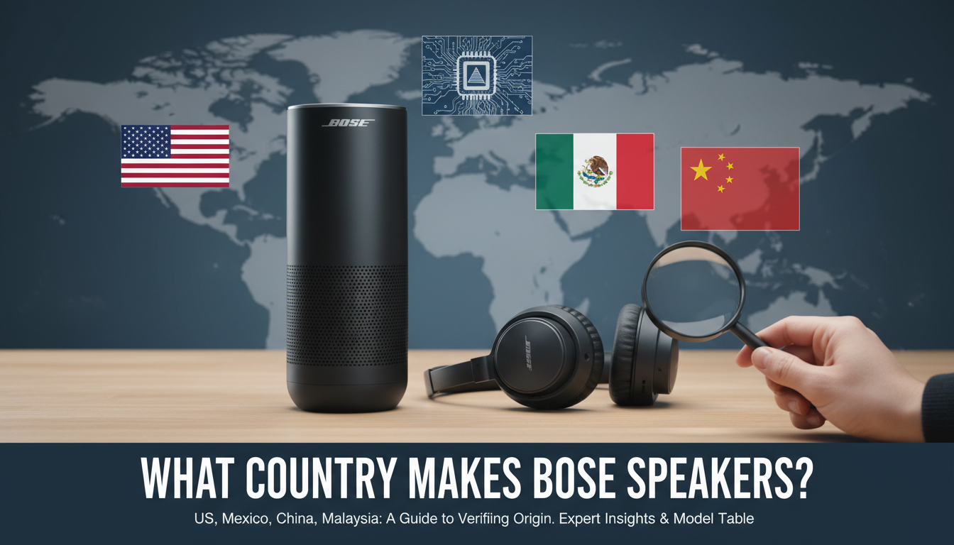 What Country Makes Bose Speakers?