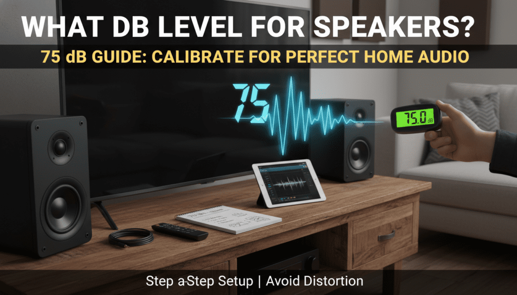 What dB Level for Speakers? 75 dB Guide