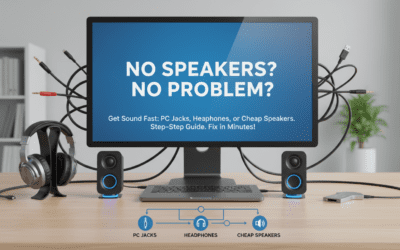What Do I Do If My Monitor Has No Speakers?