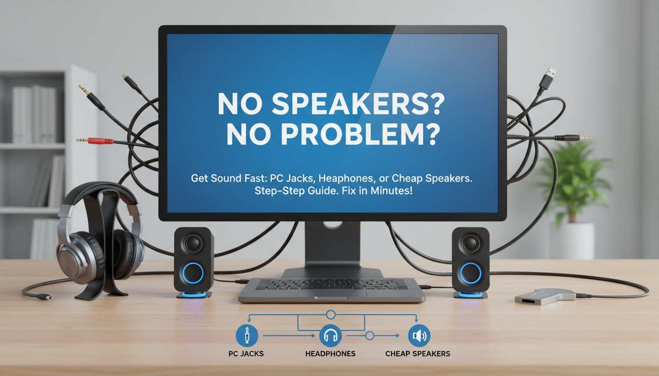 What Do I Do If My Monitor Has No Speakers?