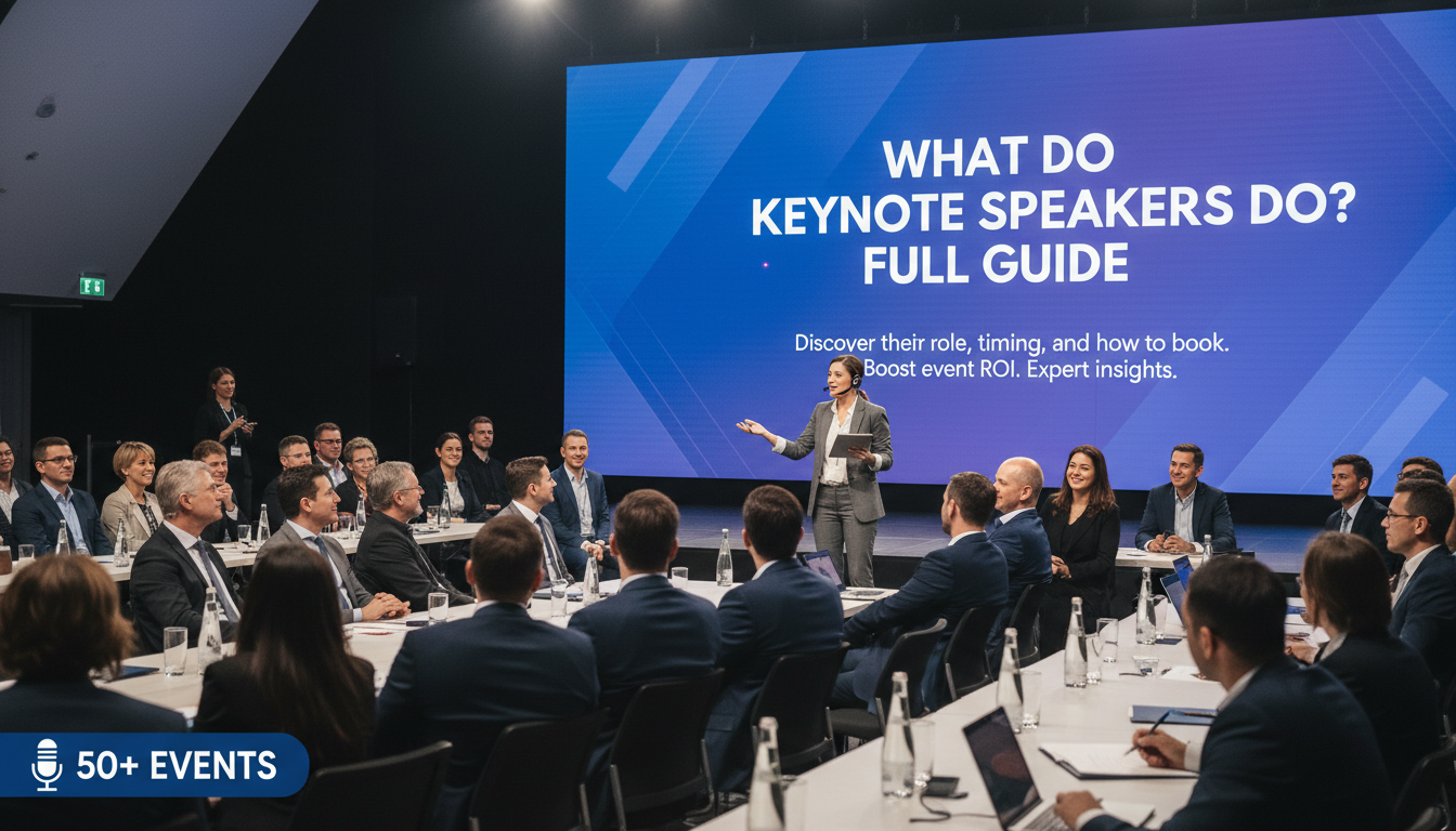 What Do Keynote Speakers Do? Full Guide