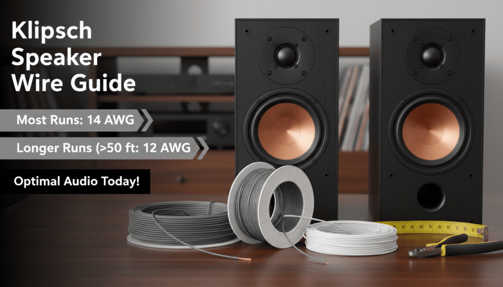 What Gauge Wire for Klipsch Speakers