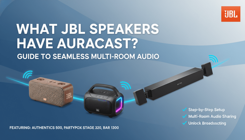 What JBL Speakers Have Auracast? Guide