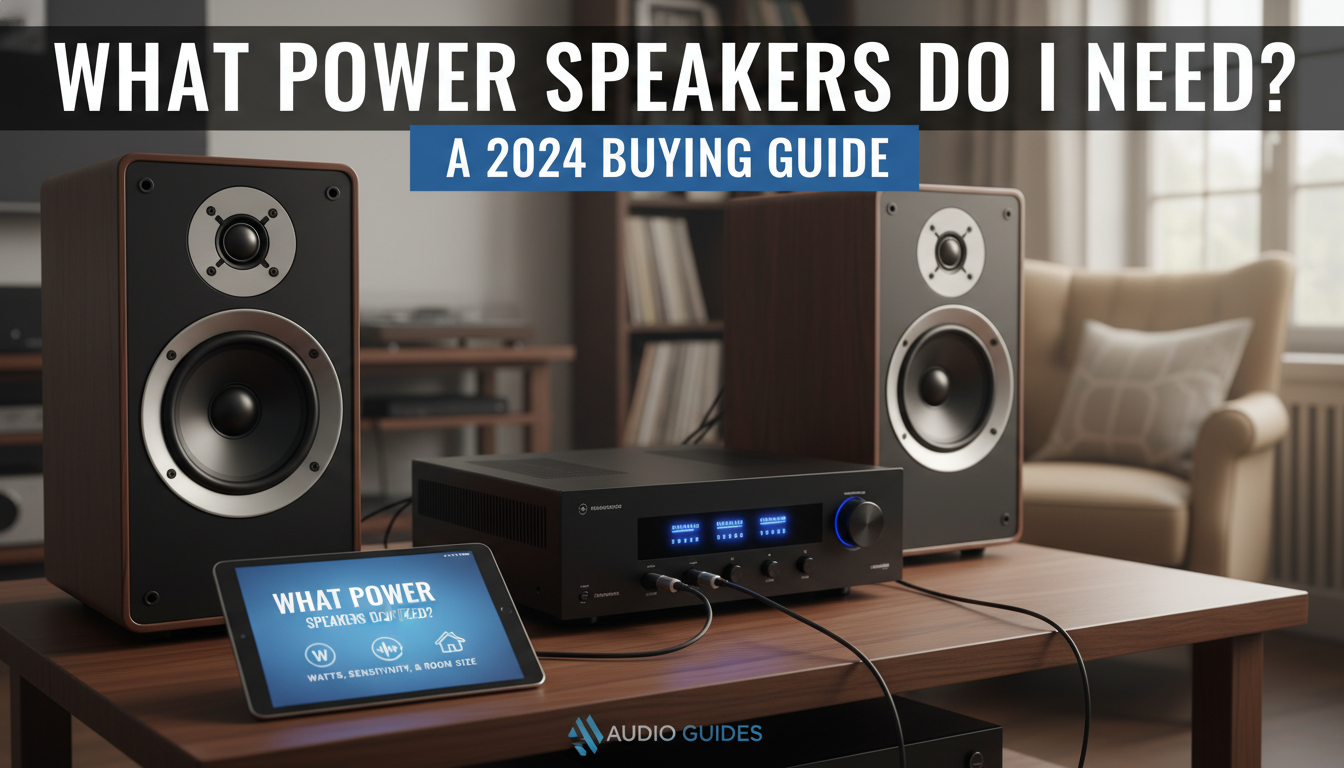 What Power Speakers Do I Need? A 2024 Buying Guide
