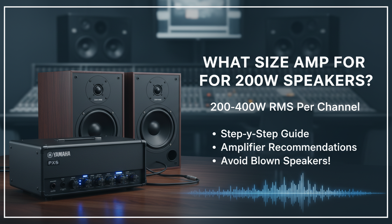 What Size Amp for 200W Speakers?
