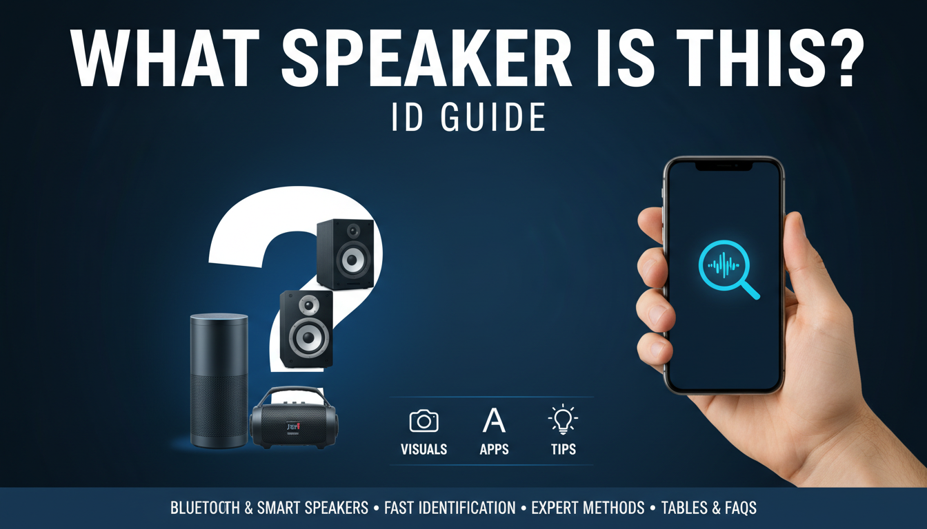 What Speaker Is This? ID Guide