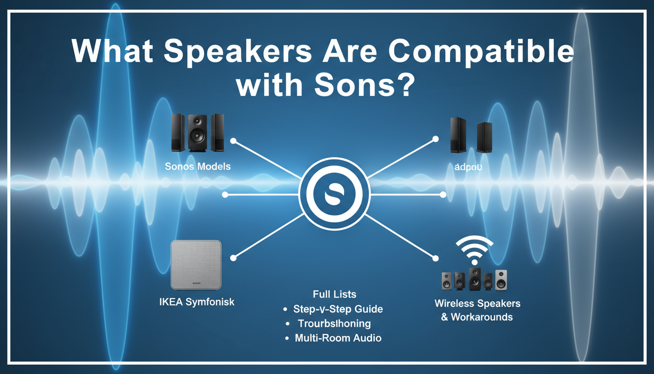 What Speakers Are Compatible with Sonos?