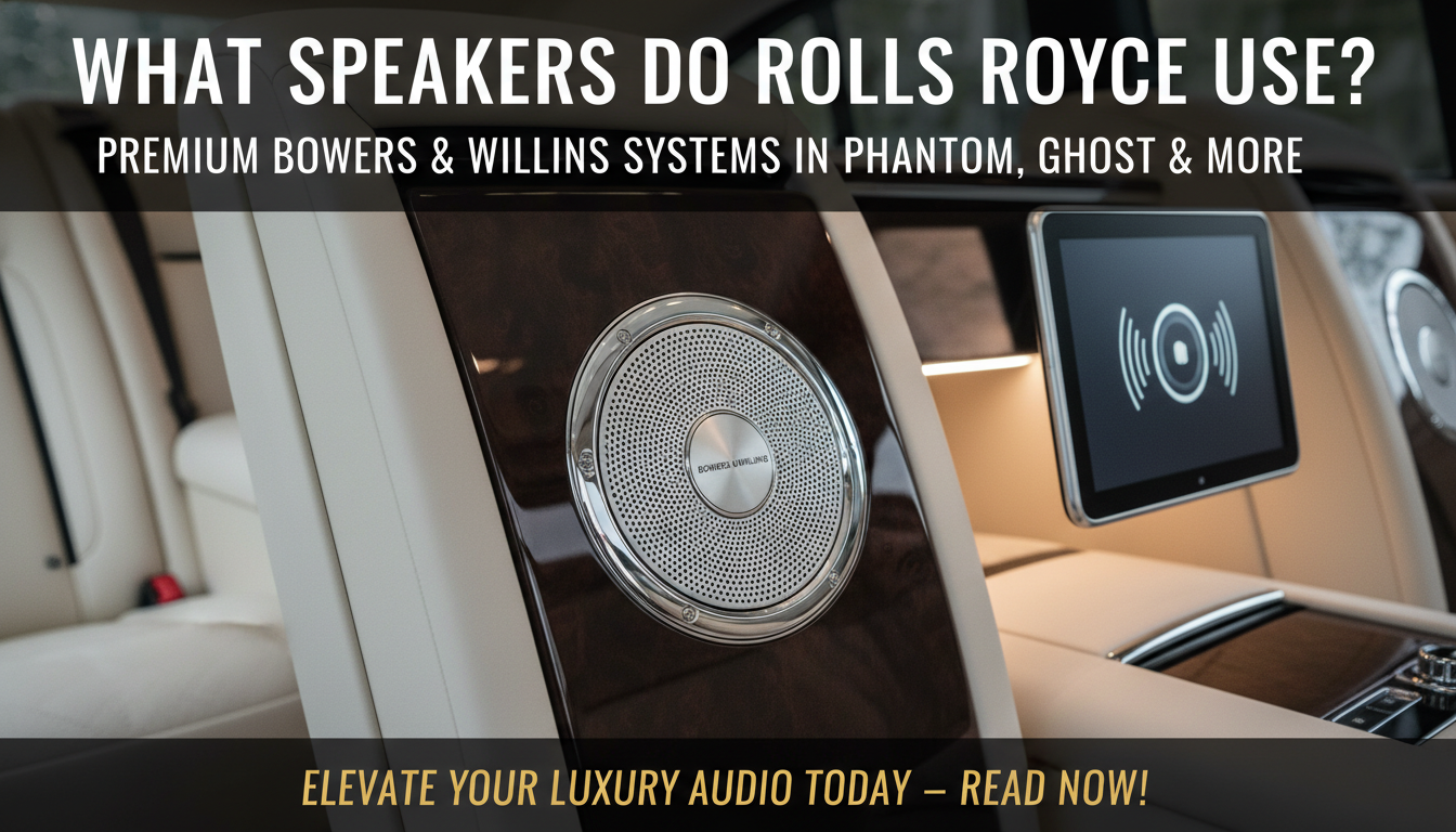 What Speakers Do Rolls Royce Use? Guide