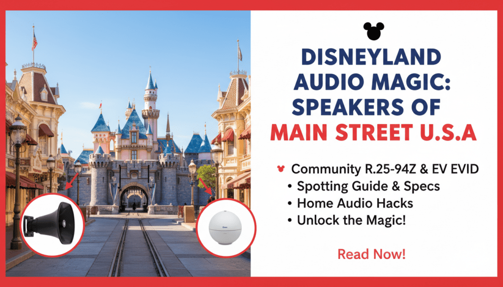 What Speakers Does Disneyland Use Main Street USA