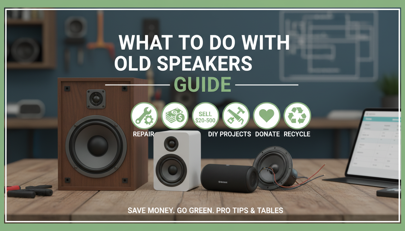 What to Do with Old Speakers Guide