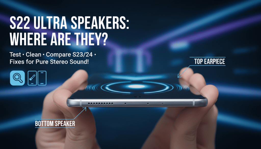 Where Are Speakers on S22 Ultra?